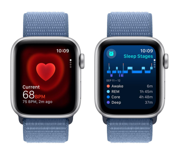 Apple Watch SE 2 40/Silver Aluminum/Winter Blue Sport Loop LTE - 1180711 - zdjęcie 5